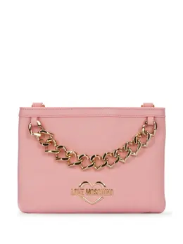 Love Moschino logo-plaque tote bag 24672573