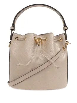 Tory Burch All-over-debossed logo bucket bag 24661696