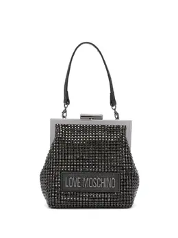 Love Moschino crystal-embellished clutch bag 23637134