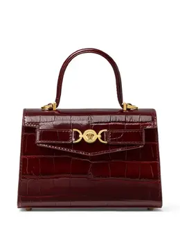 Versace small Medusa '95 croc-effect tote bag 24668468