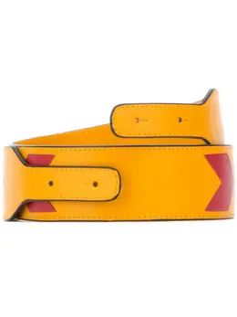 Visone colour-block leather bag strap 12770970