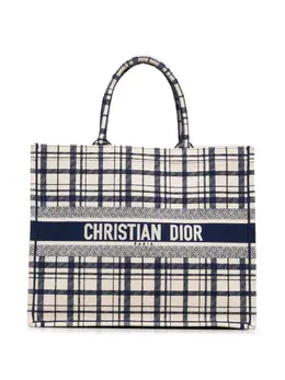 Christian Dior 2021 Large Check n Dior Book tote bag 25002784
