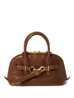 Miu Miu Aventure leather tote bag 24643030