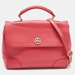 Tory Burch Pink Leather Robinson Top Handle Bag 1018359