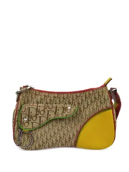 Christian Dior 2004 Rasta-Color Trotter Saddle shoulder bag 24230269