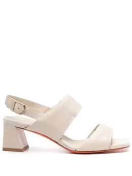 Santoni 60mm double-strap slingback sandals 24942515