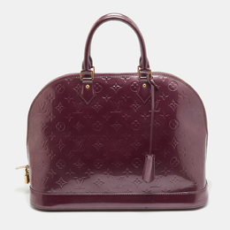 Louis Vuitton Violette Monogram Vernis Alma GM Bag 1112172
