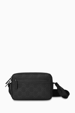 Gucci GG Crossbody Bag in Rubber-effect Leather 217519576_13