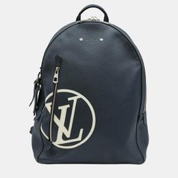 Louis Vuitton Dark Navy Blue Leather Armand Backpack 1027476