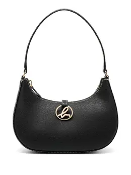 Agnès b. logo-lettering leather shoulder bag 25063741