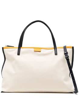Agnès b. 2-way canvas tote bag 25036018