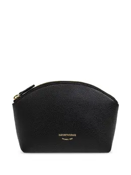 Emporio Armani logo-stamp makeup bag 25032847