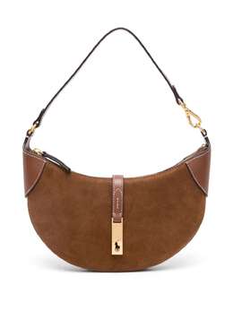 Polo Ralph Lauren mini Polo ID suede shoulder bag 23983659