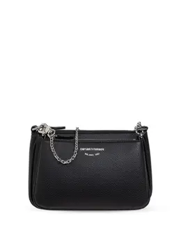Emporio Armani mini deer-print double crossbody bag 25033072