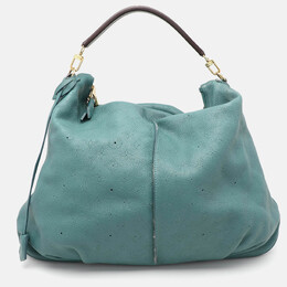 Louis Vuitton Turquoise Monogram Mahina Leather Selene GM Bag 1029642