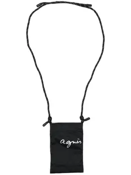 Agnès b. mini logo crossbody bag 25036088