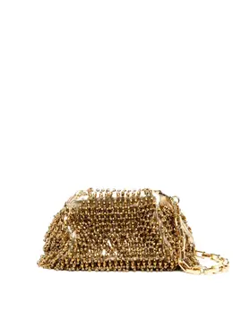 Self-Portrait crystal embellishment clutch bag 25051166