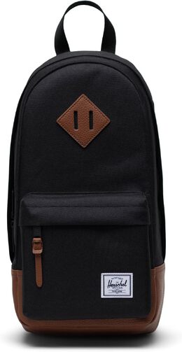 Рюкзак через плечо Heritage Herschel Supply Co., черный/коричневый 9865777 | black/tan