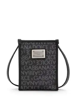 Dolce & Gabbana printed jacquard messenger bag 23602083