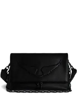Zadig & Voltaire Rocky grained shoulder bag 23782262