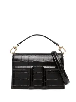Toteme T-Flap crocodile-embossed mini bag 24211264