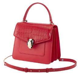 Bvlgari Serpenti Forever Crossbody Bag- Red 288491