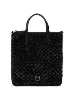 Pinko rhinestone-embellished tote bag 23679186