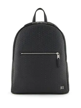 Armani Exchange all over embossed logo backpack 24766210