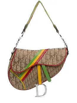 Christian Dior 2004 Diorissimo Rasta Saddle shoulder bag 25349351