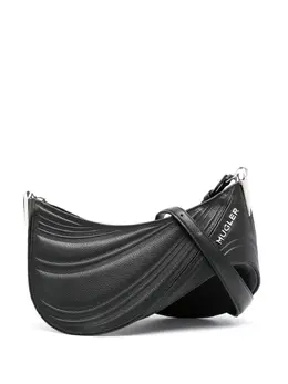 Mugler debossed shoulder bag 24218594
