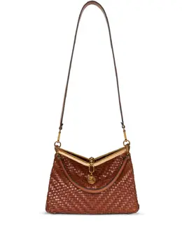 Etro medium woven Vela shoulder bag 24760396