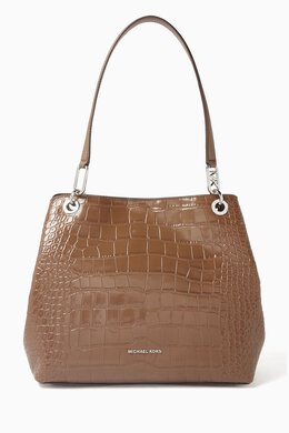 Michael Kors Large Kensington Tote Bag in Croc-embossed Leather 217632986_15