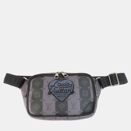 Louis Vuitton Black Monogram Eclipse Canvas Nigo Stripes Modular Sling Bag 1034215