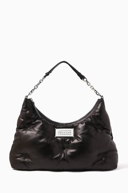 Maison Margiela Glam Slam Hobo Shoulder Bag in Quilted Leather 216076383_13
