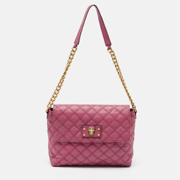 Marc Jacobs Pink Quilted Leather Day To Night Single Shoulder Bag 1035337