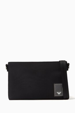 Emporio Armani Logo Travel Crossbody Bag in Nylon 217323817_2709