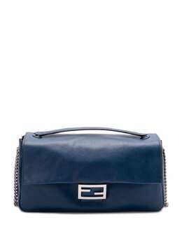 Fendi leather baguette shoulder bag 25524447