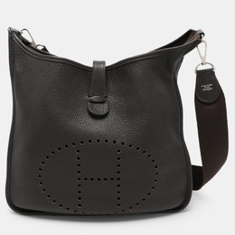 Hermes Brown Leather Evelyne III GM Bag 1038492