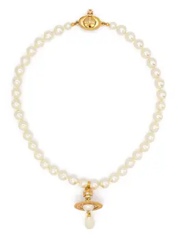 Vivienne Westwood One Row Pearl Drop choker 25271295