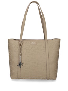 Armani Exchange monogram-pattern tote bag 25355991