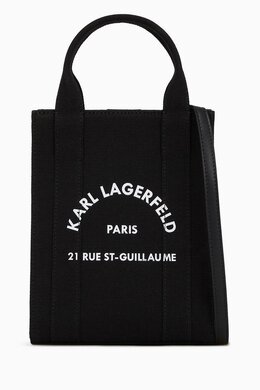 Karl Lagerfeld Small Square Tote in Canvas 217656439_13