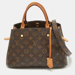 Louis Vuitton Monogram Canvas and Leather Montaigne BB Bag 1038296