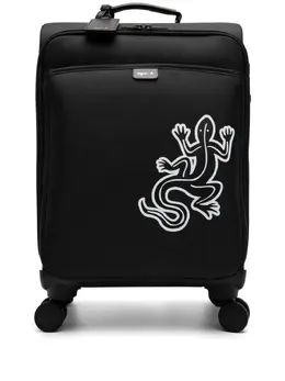 Agnès b. logo-print trolley bag 25366271