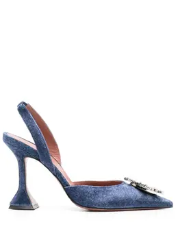Amina Muaddi 95mm Begum slingback pumps 25434500
