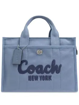 Coach logo embroidered tote bag 25255500