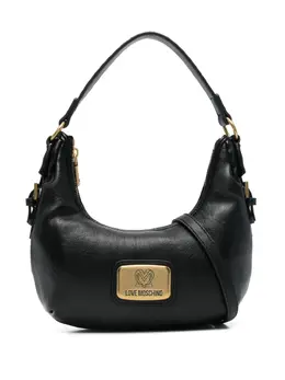 Love Moschino logo-plaque shoulder bag 25542268
