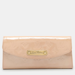 Louis Vuitton Beige Monogram Vernis Leather Sunset Boulevard Clutch 1040378