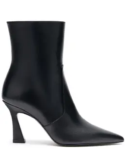 Stuart Weitzman 90mm leather ankle boots 25618687
