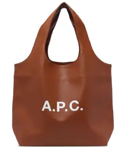 A.P.C. logo-print tote bag 25666729