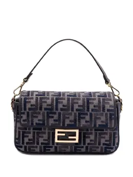 Fendi FF-monogram chenille bag 25525122